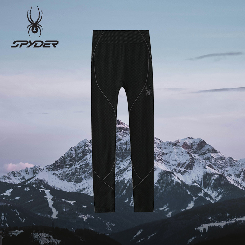 SPYDER蜘蛛秋冬女子弹力无缝针织吸湿抗菌紧身打底裤38B413501BLK,女装/女士精品,休闲裤,淘宝优惠券,粉丝福利购,淘宝优惠卷