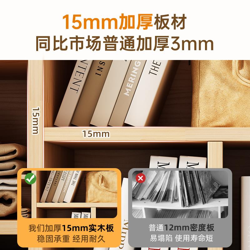 生态板书架SG0101墙落地家用客厅靠收纳展室示柜学生卧易简格子书