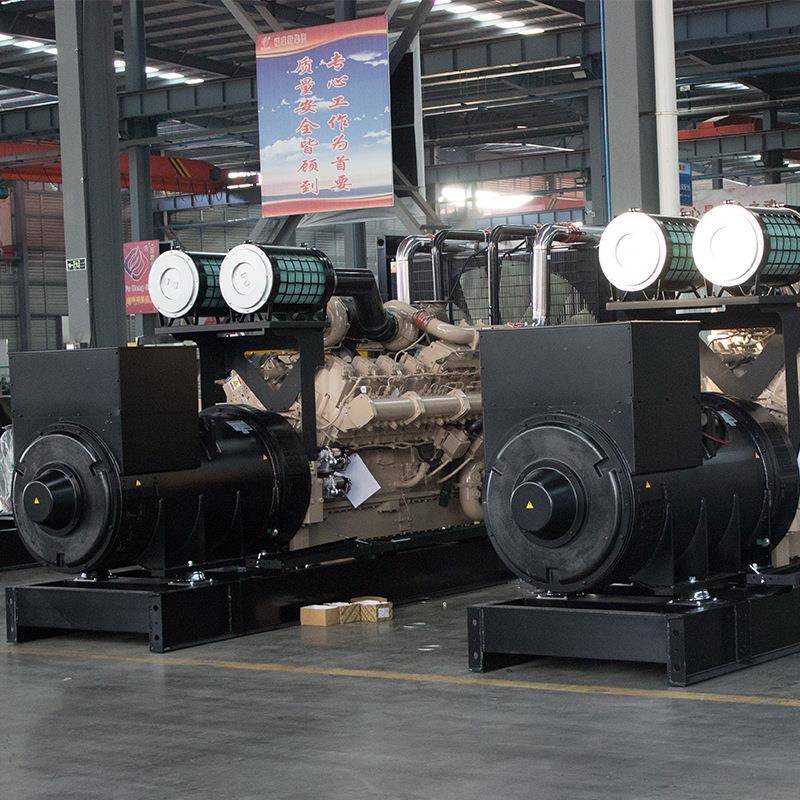 1600千瓦柴油发电机组大型静音-QSK50G电17康明078斯柴发机油组