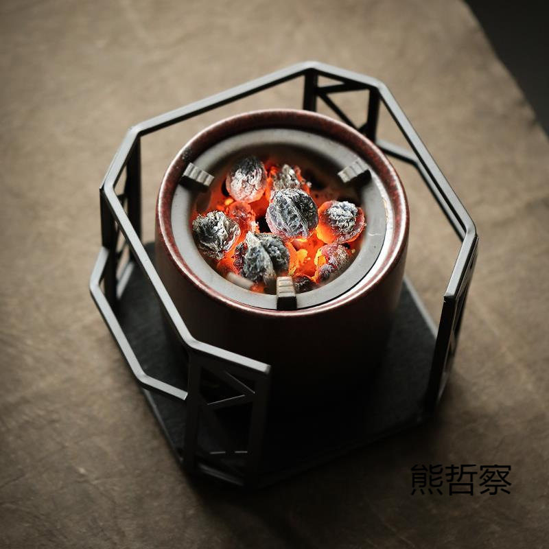 潮汕风便携隔热炭炉茶壶架