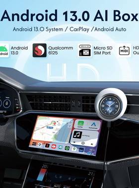 MMB原车有线+转无线CrPlay安卓SAM13系统通高6125八a核车载视频盒