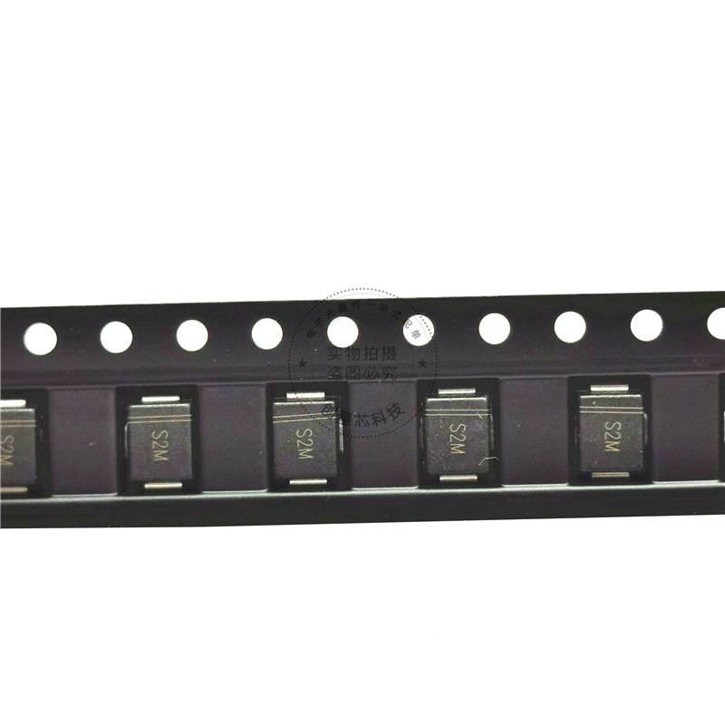 贴片整流二极管 S2M RL207 SMB DO-214AA 2A 1000V (S2MB) 晶导