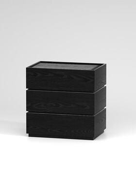 轻奢简约积木XBH08050床头柜意床约边柜现代柜简小型储创物卧室床