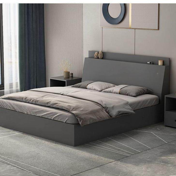 床11.8米榻榻收米纳储物家用VER主卧双人床1.5米单人.2米床箱框