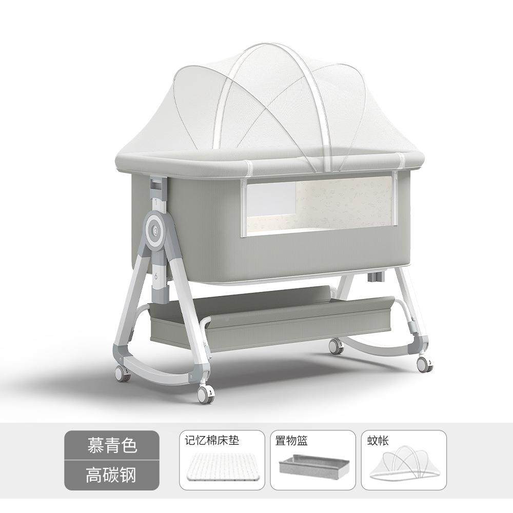 婴儿床可移动携床铃摇篮床便式可折可叠多506功能bb床新生儿拼接,住宅家具,婴儿床,淘宝优惠券,粉丝福利购,淘宝优惠卷