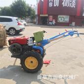 现货柴水旱机两用打田耕防滑铁轮农用低油耗973开沟旋手扶拖油拉