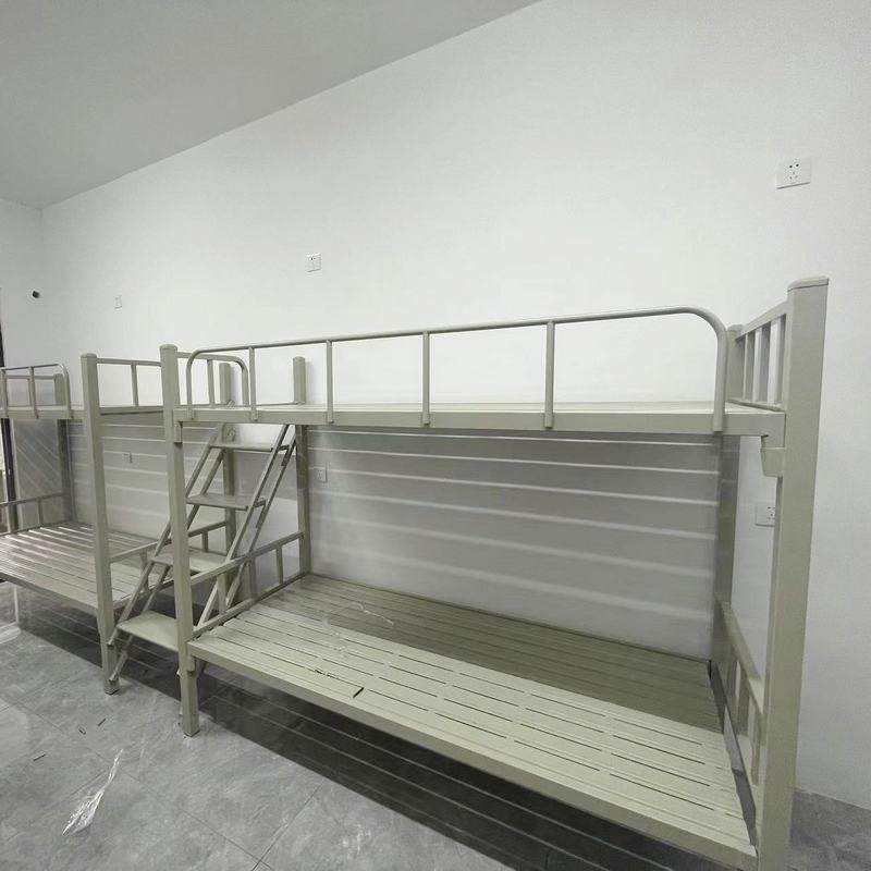 上下宿铁架床双工铺层员舍二联KQU四铺加宽高低床钢制铁艺上下铺