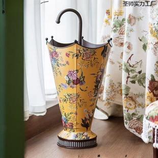 纳复古创轻意号雨伞收纳桶大家用客厅27奢伞桶收纳入户收筒防尘宿