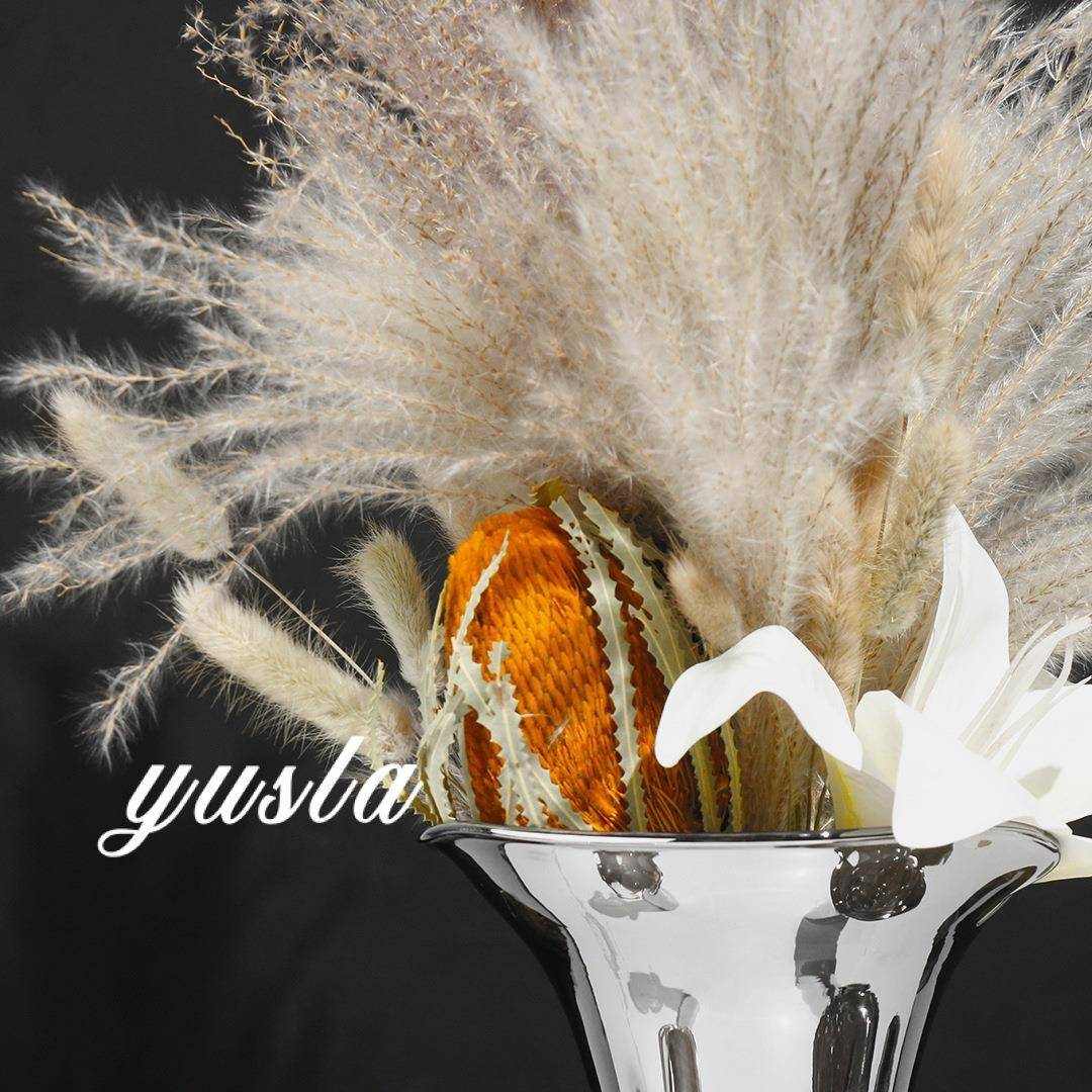 简约客TPQ厅茶几饰玻柜璃插干花瓶餐厅吧台间样板别墅花器摆件软