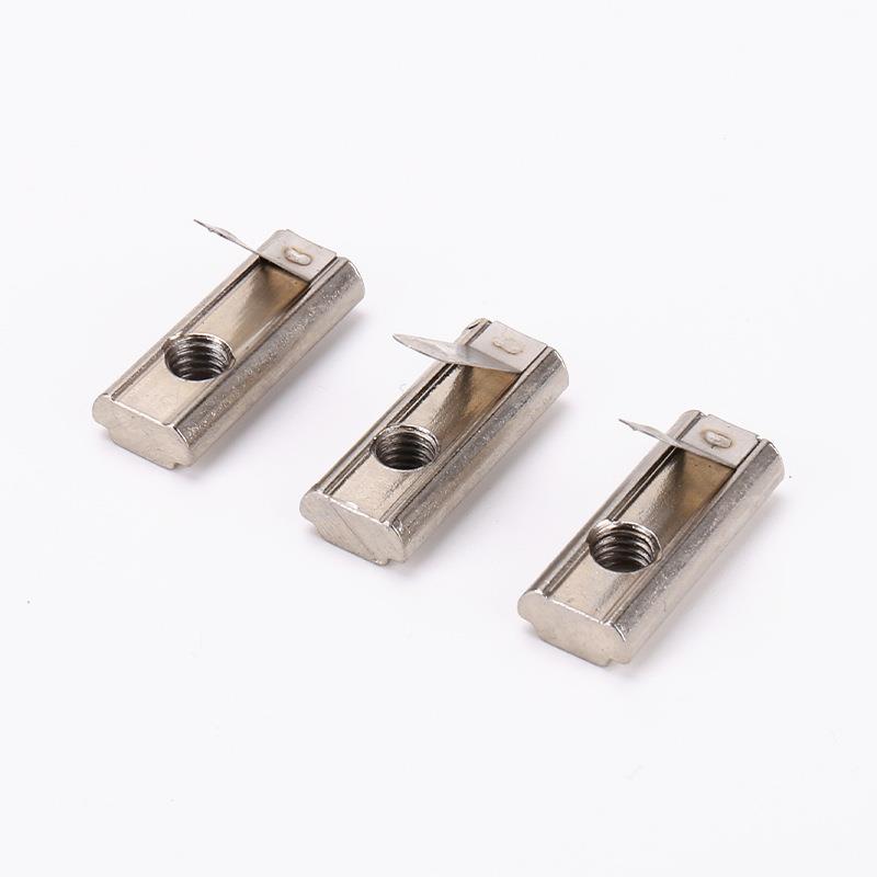 T型螺母国3标弹片螺母0M块5工业铝型材配件螺丝船型螺WRD栓型20/3