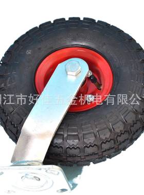 头工厂直供4.01/3.50-脚4HJ410350正新充源气万向轮