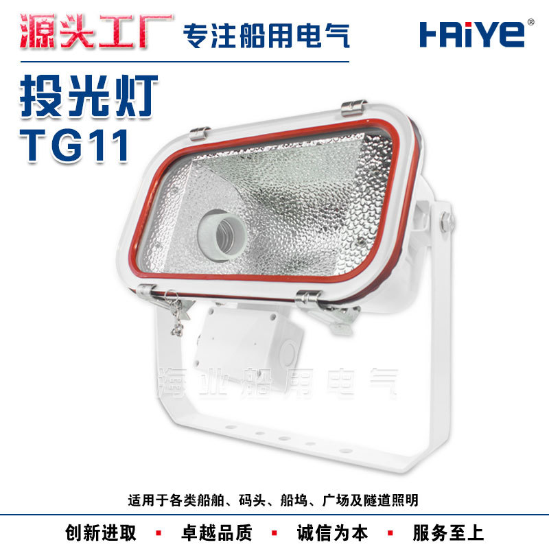 船用不锈钢卤钨防水小太阳投光灯