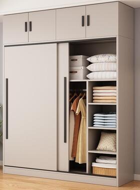 衣柜卧室爆家用新组款款结实65447耐用出租房简易装全实用木大衣