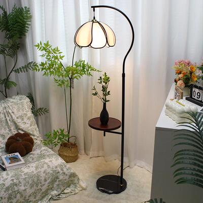 边几沙12912落地灯古风卧室发茶几置物架中台法式复古客厅床头柜