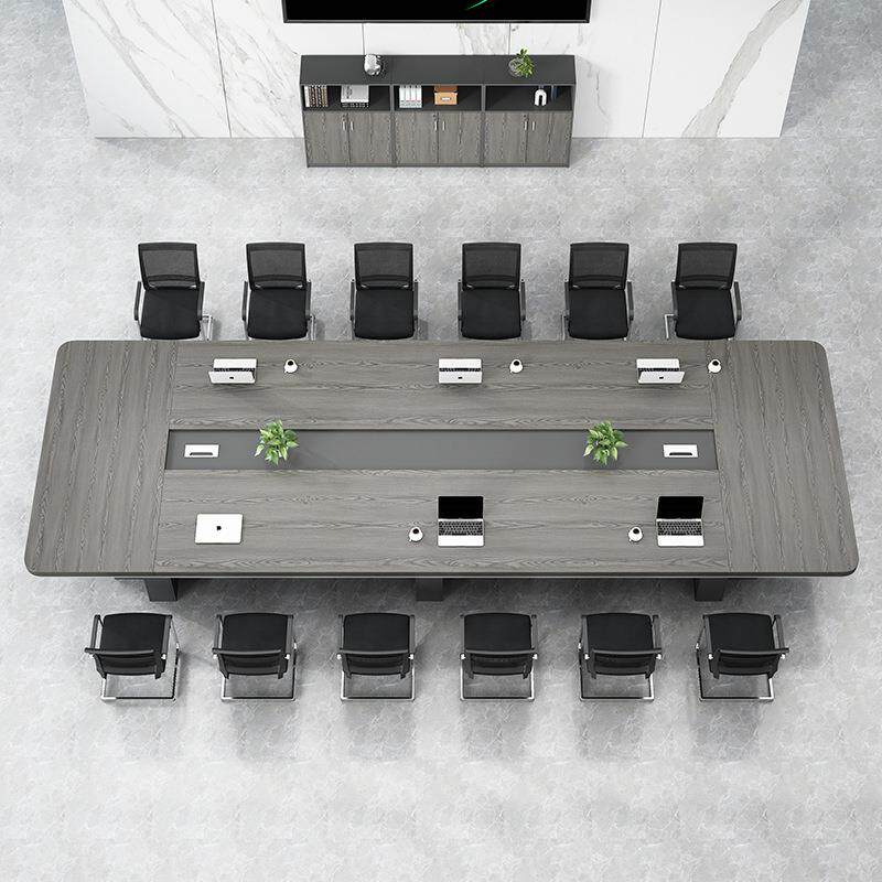 办公会大议桌长桌简约现代型长桌条接待商务谈洽桌会议无品牌/室