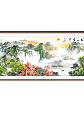 BK绣9K富春山居图十字绣2025新F76SJSM8款线客大幅厅大气简风景山