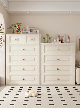 ?钢制五斗柜卧室收纳柜床头家用边客厅柜现代物简约铁艺储KUF抽屉