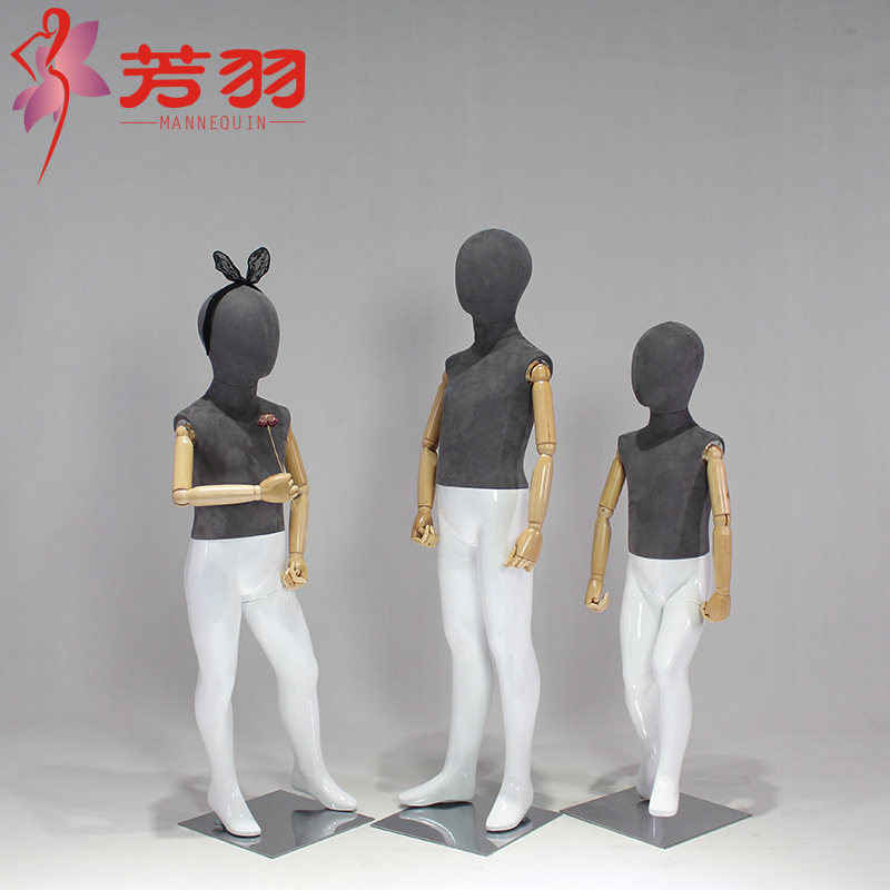 儿童模特道具全身高档童装服装店男女小孩衣服展示架带头模特架