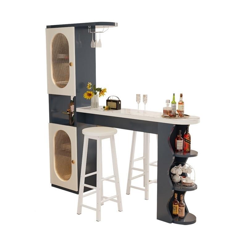 ky岩一板奶油吧台家用8eczpR53客厅隔断厅酒柜餐边体柜子b现代靠