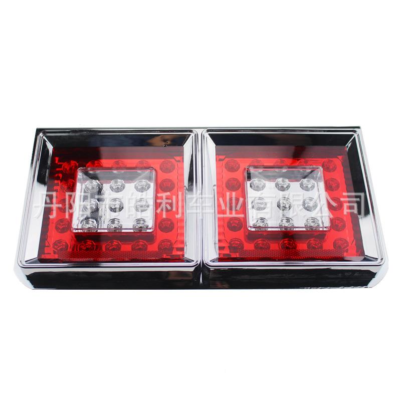 0LED5日野货PWD车灯尾（不锈钢两格）尾灯后灯HL-D-033