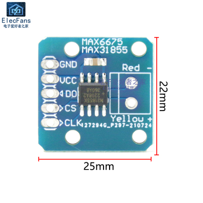 MAX31855 K型热电偶模块 测温度传感器高温测量开发板 不带探头线