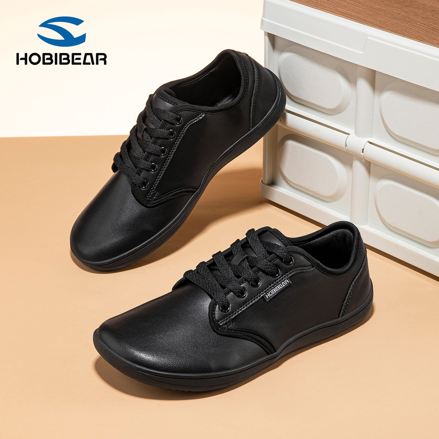 HOBIBEAR男士宽楦赤足2025秋季新款百搭户外运动休闲鞋攀岩舒适潮