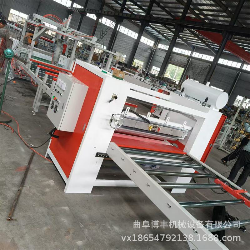 木饰面全自动pur热熔胶平贴机 竹木墙板覆膜机 防火板铝皮贴面机