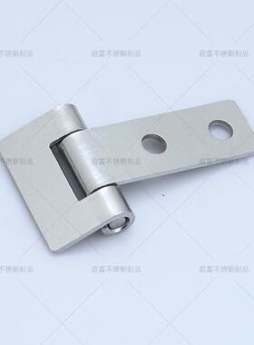 304不锈钢37*6合页电箱合叶机械设备荷叶配柜门铰链T型工4业级