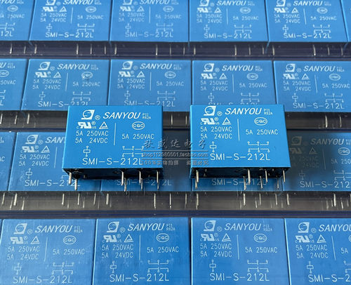 全新原装三友继电器SMI-S-212L 224L1 8脚5A两组转换 12 24VDC