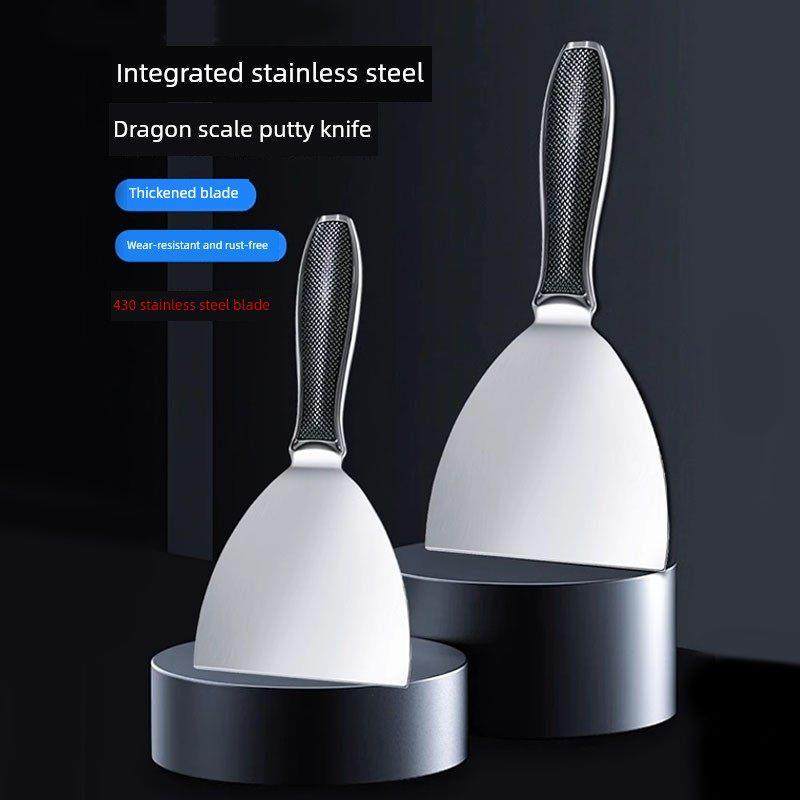 加厚不锈钢一体腻子刮刀腻子刮刀装饰抹灰工具刮刀清洁铲,3C数码配件,USB多功能数码宝,淘宝优惠券,粉丝福利购,淘宝优惠卷