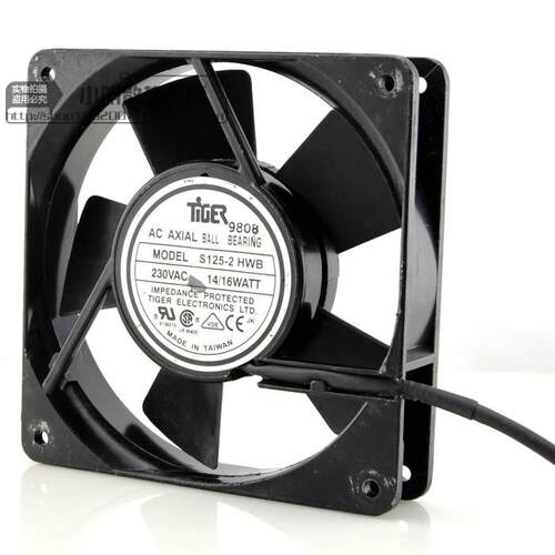 S125-2 HWB 230V 14/16WATT 12025铝宽架 直插电源风扇 散热风扇