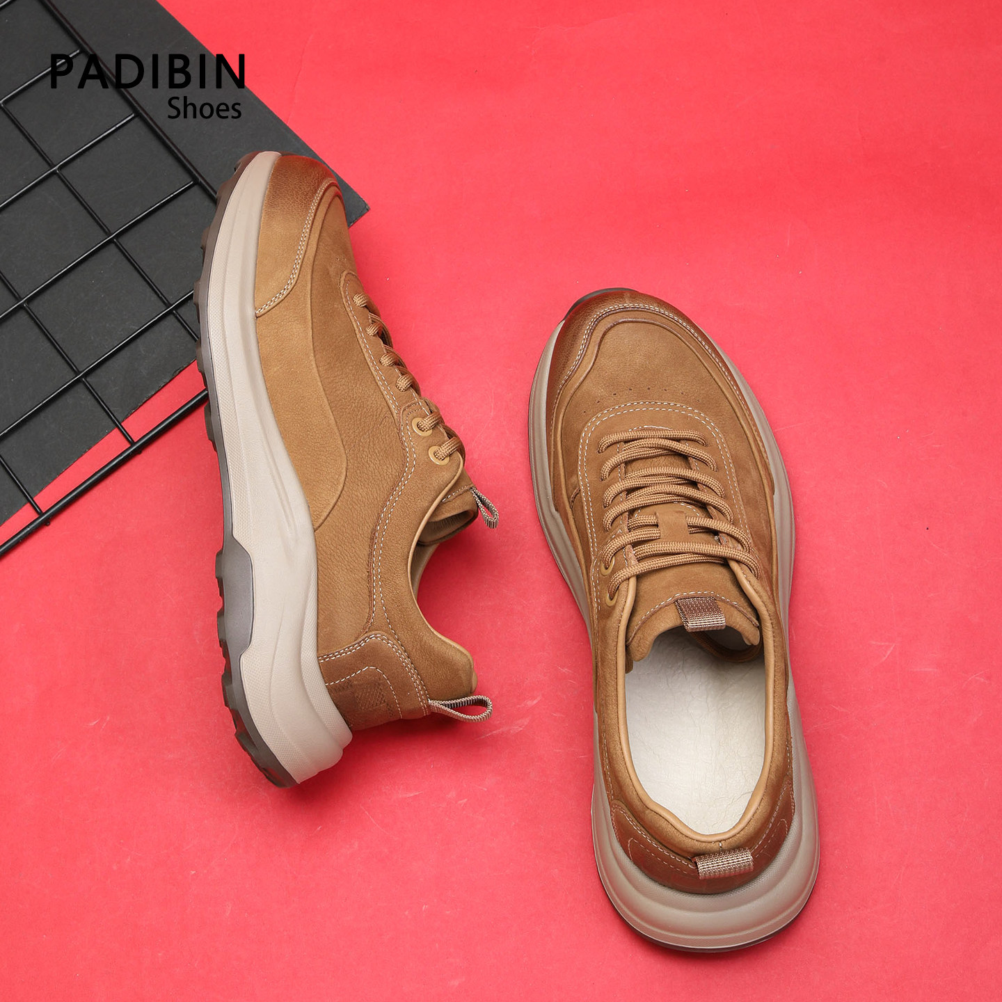 男鞋全牛皮春季新款英伦复古运动风软底舒适韩版潮流百搭休闲鞋子,流行男鞋,时尚休闲鞋,淘宝优惠券,粉丝福利购,淘宝优惠卷