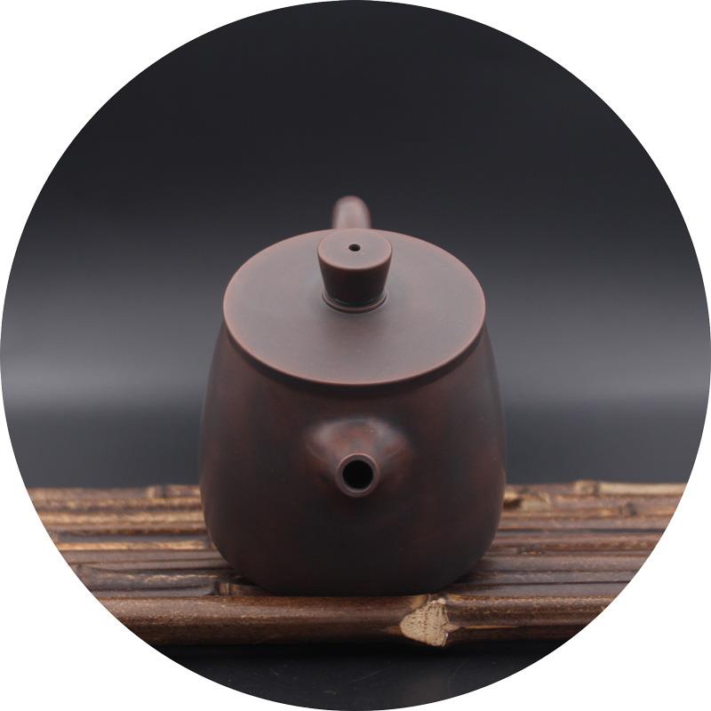 ⇓日进斗金壶广西钦州坭兴陶纯手工功夫实用茶壶泥兴