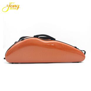 通灵牌量多可谈轻便复合碳纤维多色小提琴琴盒硬盒含谱袋
