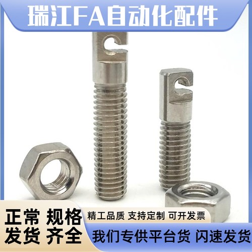 FFL11-D3/D4/D5/D6-L15/L20/L25拉伸弹簧支柱 带扁方全牙型SAIPOK