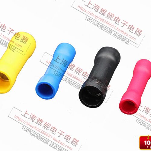 BV 2 长形全绝缘中间接线端子 导线连接器 管形冷压接线端子