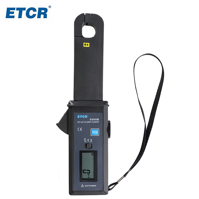 【广州铱泰ETCR6000B直流/交流钳形漏电流表 汽车漏电流钳表