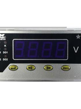 智能单相交流电压表YT194U-5V1 5X1  AC0-500V 电源AC220V
