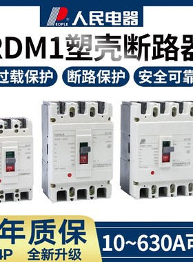 人民电器塑壳断路器RDM1-80 125 250 400 630 800 1250LM3300 430