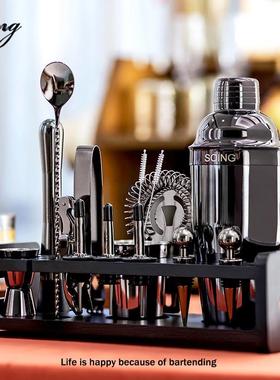 德国ROYAL SOING奢华调酒器套装雪克壶杯组合不锈钢调酒器鸡尾酒