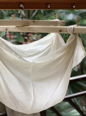 豆腐过滤架支架柏木摇架一整套豆浆凉粉过滤架纯手工不锈钢钩子