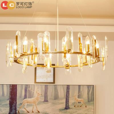 北欧后现代水晶吊灯餐厅客厅水晶灯创意个性Crystallight轻奢灯