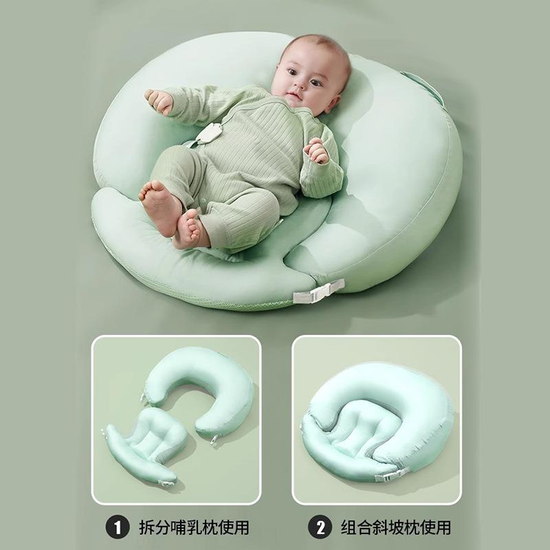婴儿哺乳枕头新生儿躺喂枕喂奶神器斜坡枕护腰靠枕亲喂月子母乳枕