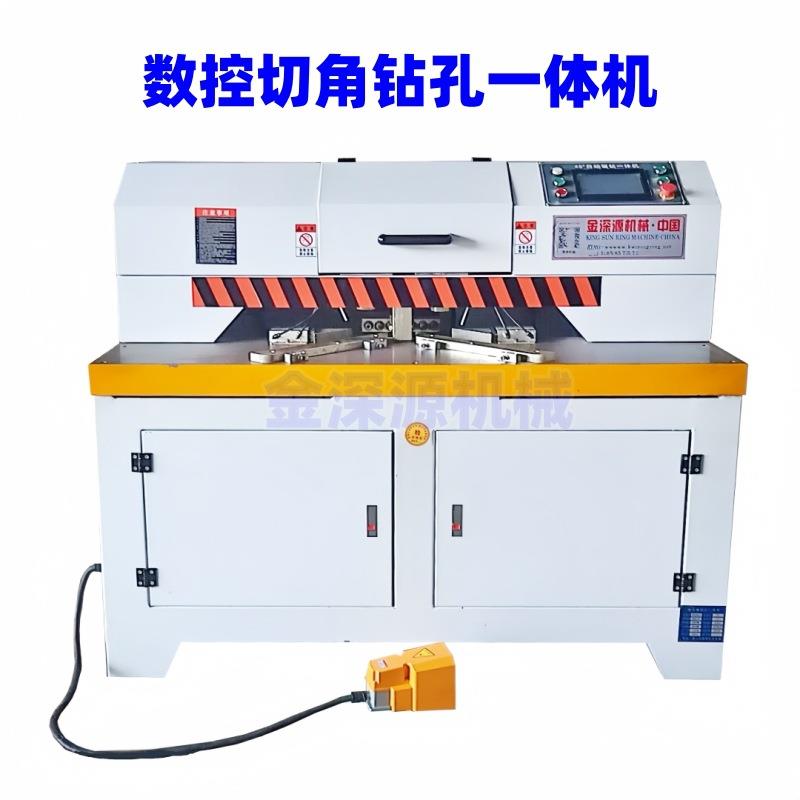 木线条移门橱柜衣柜门门窗相框镜边框数控45度切角锯钻孔一体机械