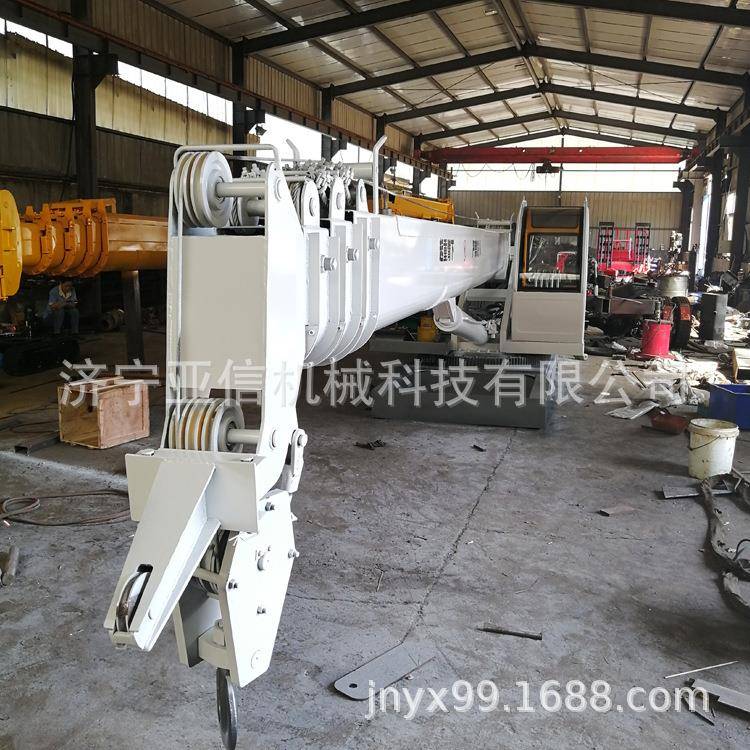 供应船吊折臂式船用吊车全回转码头电动吊机船头固定吊臂