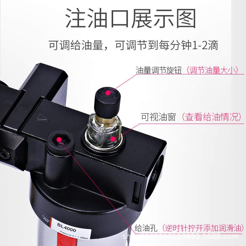 气动三联件BC4000空气过滤器AC2000气源处理器BL3000油水分离器BF