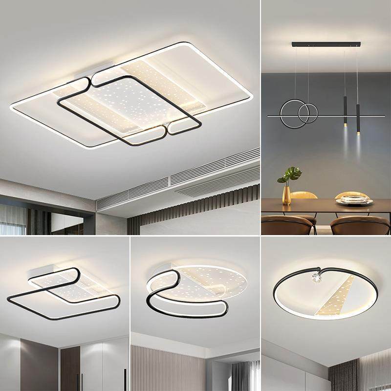 吸顶灯客厅新款灯具全屋套餐组合客厅灯现代简约大气家用客厅大灯