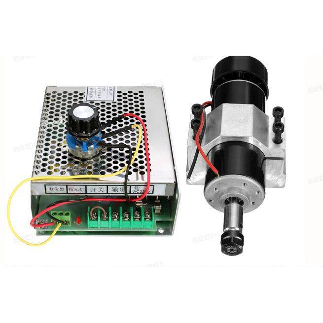 500W直径52mm高速风冷主轴电机PCB雕刻机主轴ER11配专用电源