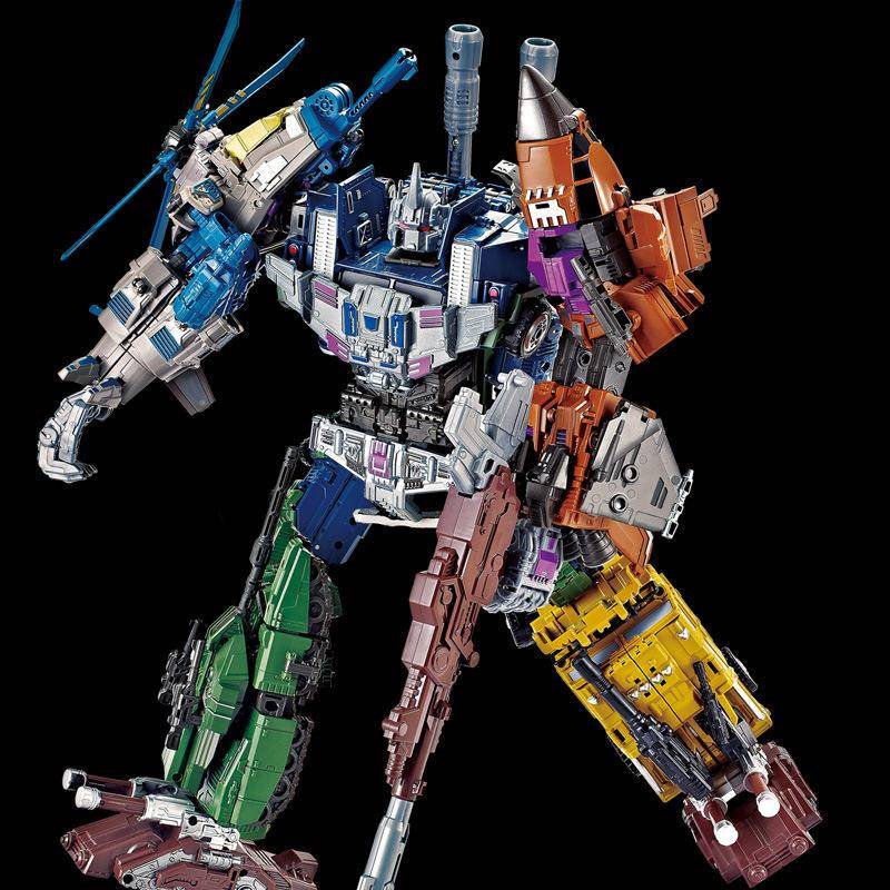 粤星混天豹玩具星变战神坦克变形机器人五合体模型金刚8388