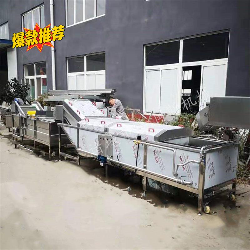 甜玉米蒸煮漂烫干流水线TWY机薯条蒸煮漂烫机风食用机菌蒸煮一多